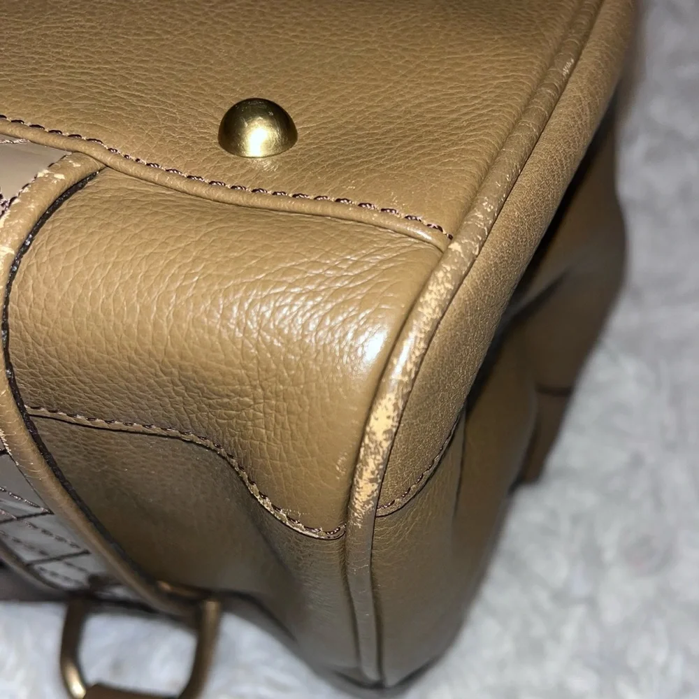 Burberry Leather Satchel - Picture 13 of 16